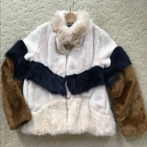 Faux fur jacket